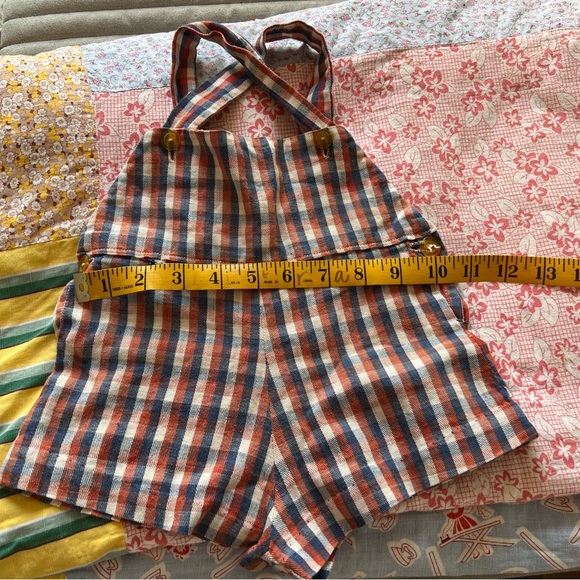 2 pc Bundle of Vintage 60’s Toddler overalls 12-18 months or small 2 year old - Picture 6 of 13